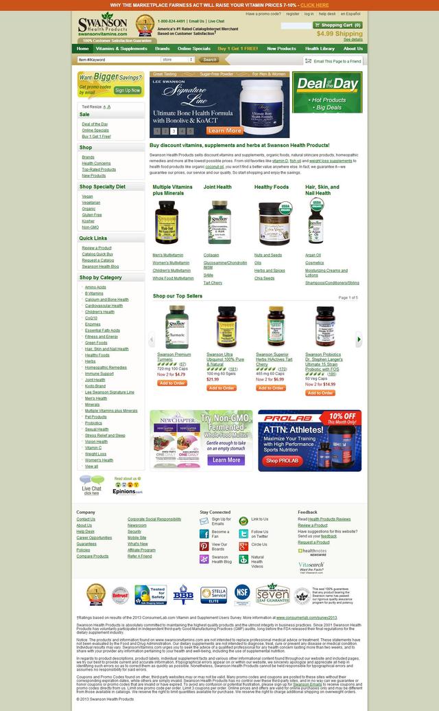 Vitamins and Supplements, Natural Health Products, Organic Foods - Swanson Health Products.jpg