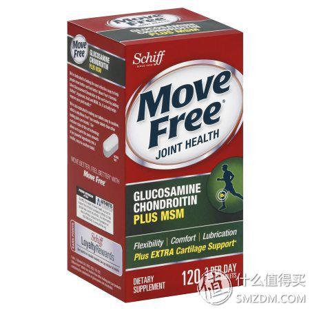 新低价：Schiff Move Free 氨基葡萄糖 关节养护素（维骨力）绿盒 120粒*2盒